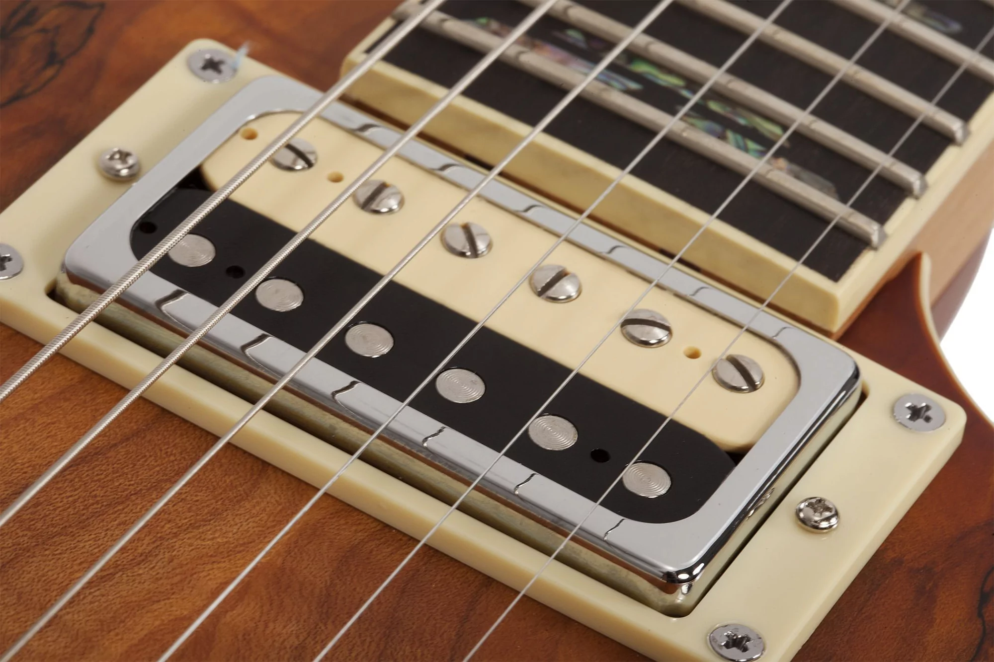 Электрогитара Schecter C-1 EXOTIC SPALTED MAPLE Satin Navy Blue - 16