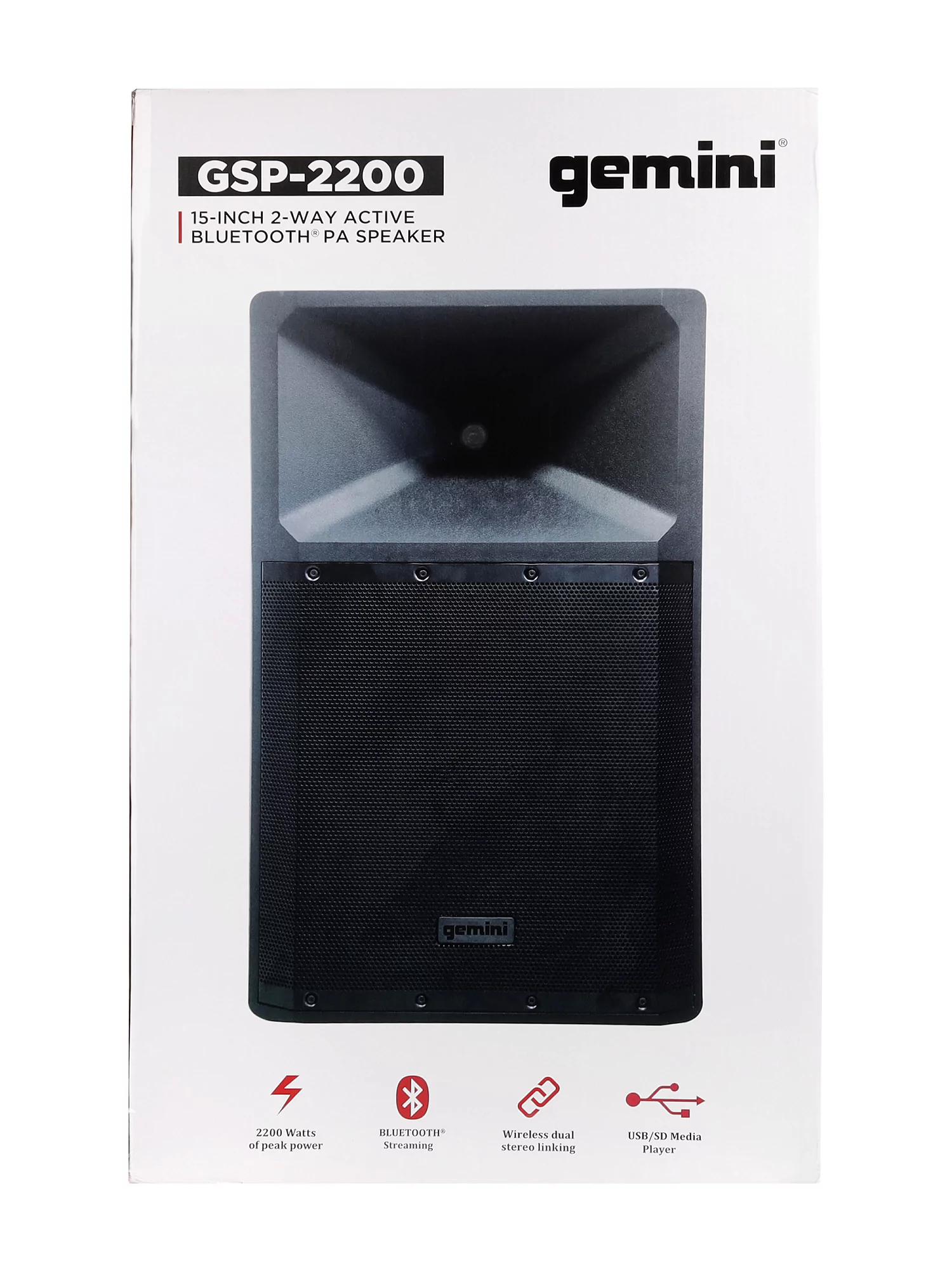 Активная акустическая система Gemini GSP-2200 - 45