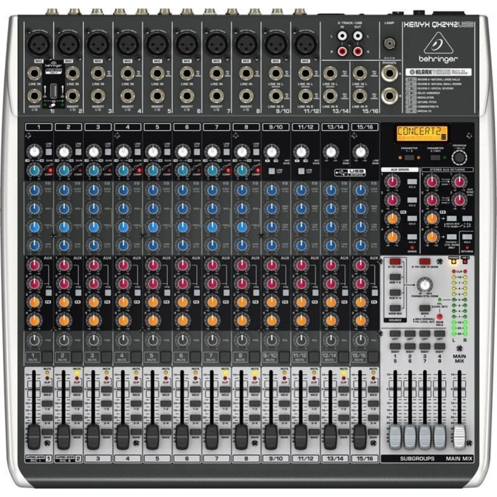 Аналоговый микшер Behringer QX2442USB  - 7