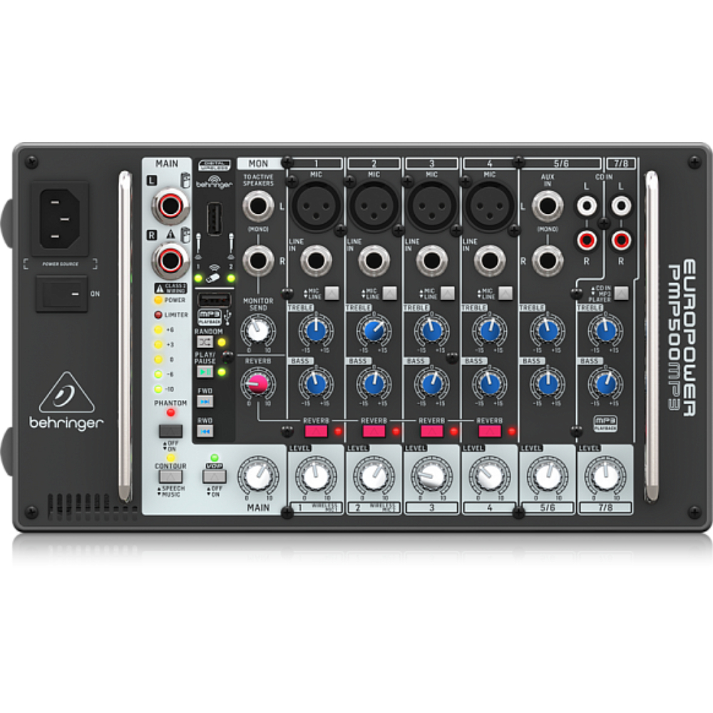 Микшер с усилителем Behringer PMP500MP3 - 7