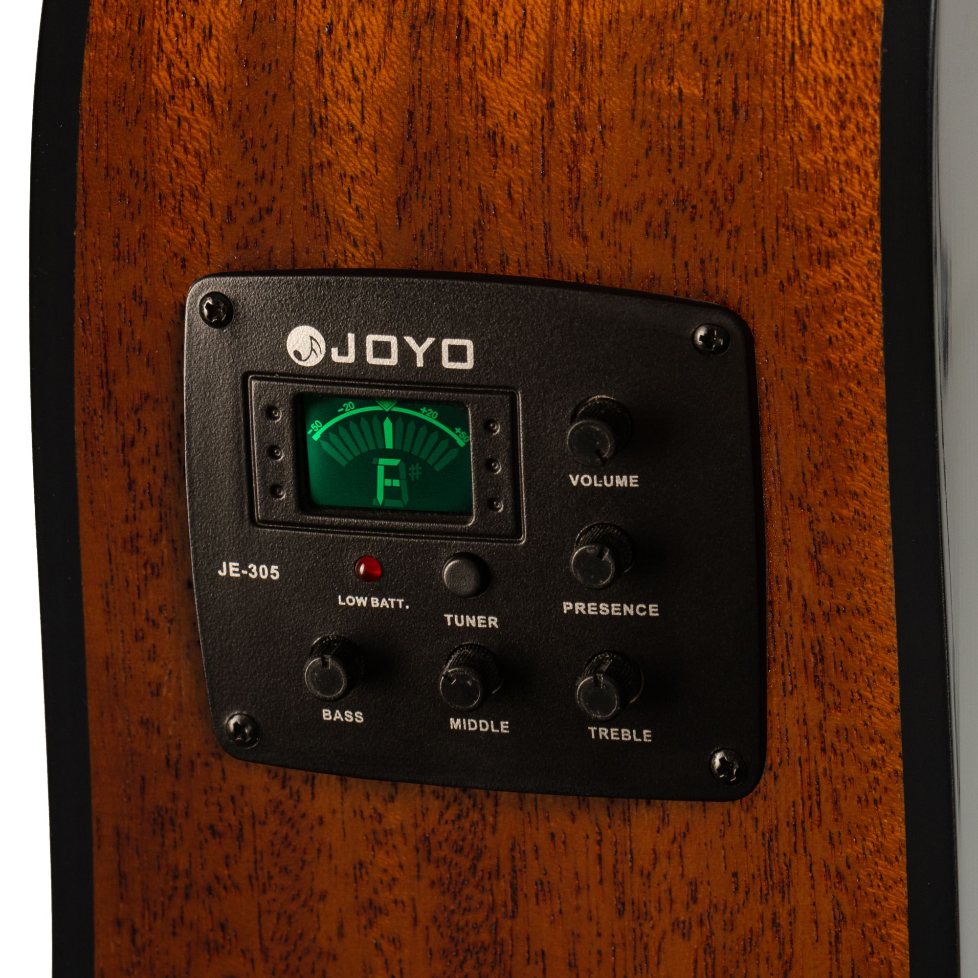 Акустическая гитара Rockdale Aurora D3 C BK E Gloss, Черный - 19