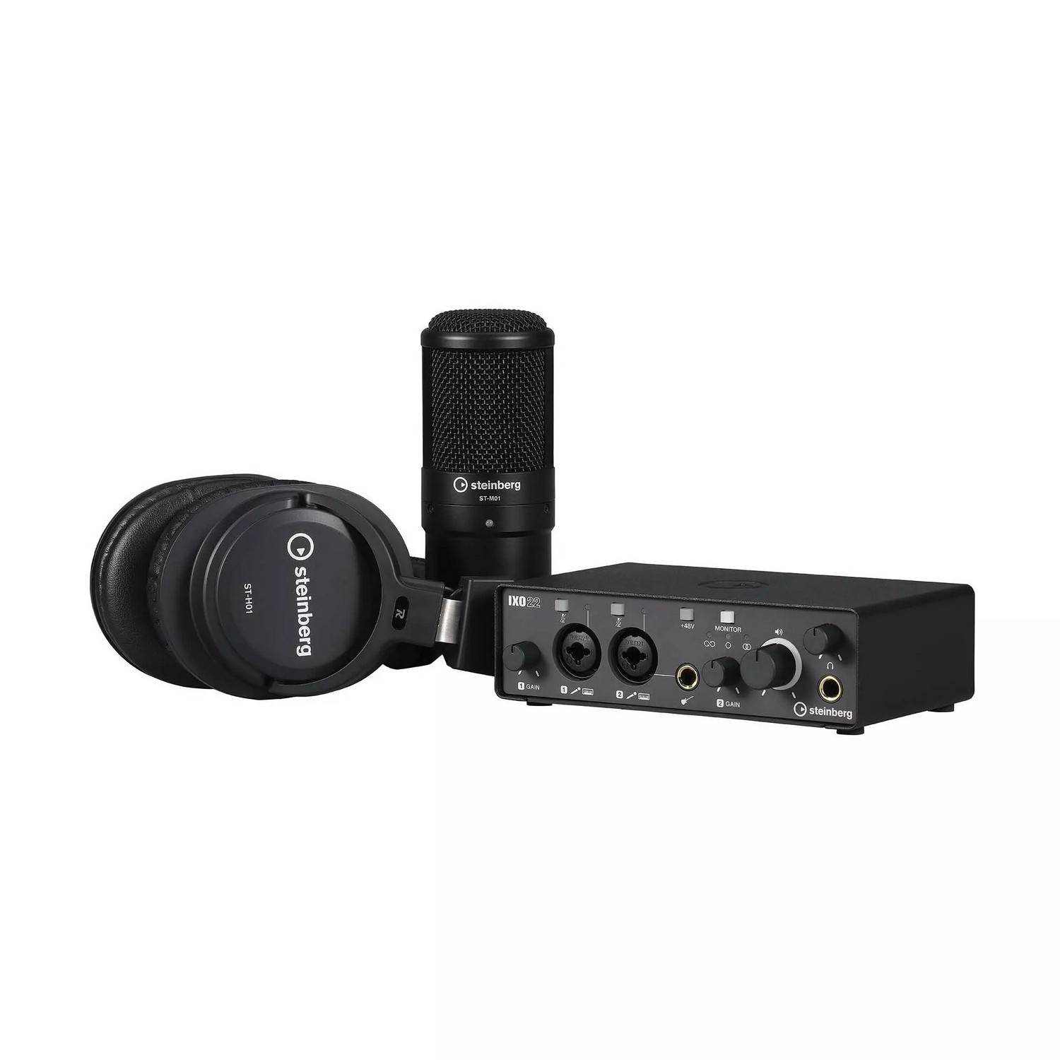 Комплект для звукозаписи Steinberg IXO22 Black RECORDING PACK - 13