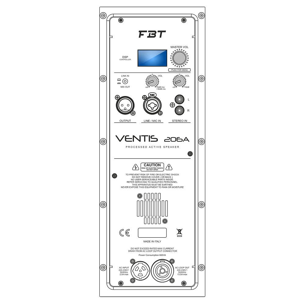 Активная акустическая система FBT VENTIS 206 - 9
