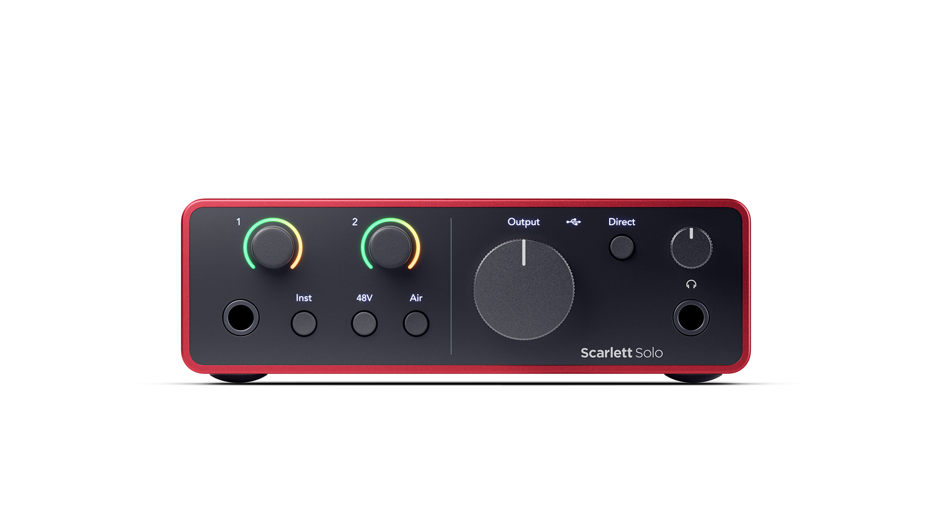 Аудиоинтерфейс Focusrite Scarlett Solo 4th Gen, Черный - 10