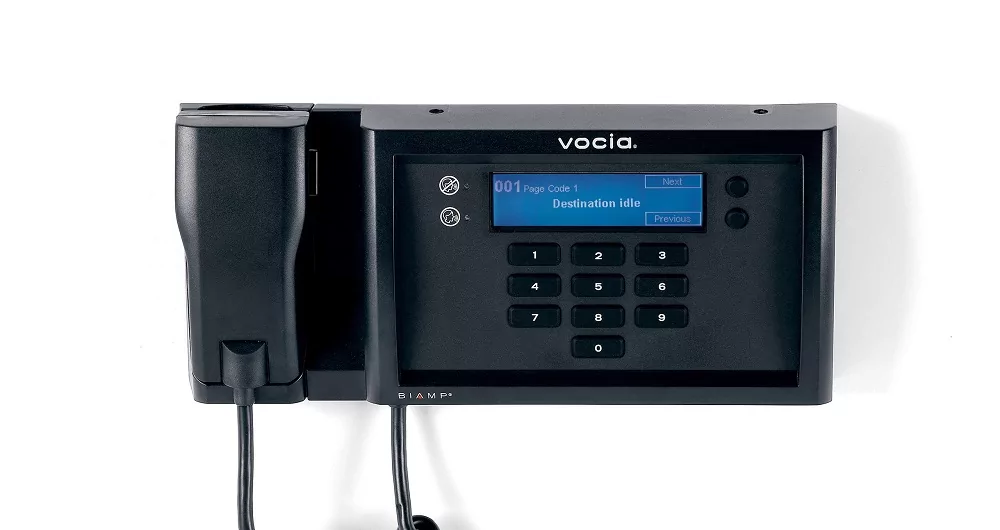 Настенная микрофонная консоль Biamp Vocia EWS-10 - 2