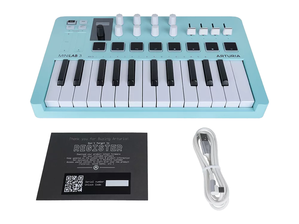 MIDI-клавиатура Arturia MiniLAB 3 Aquamarine - 26