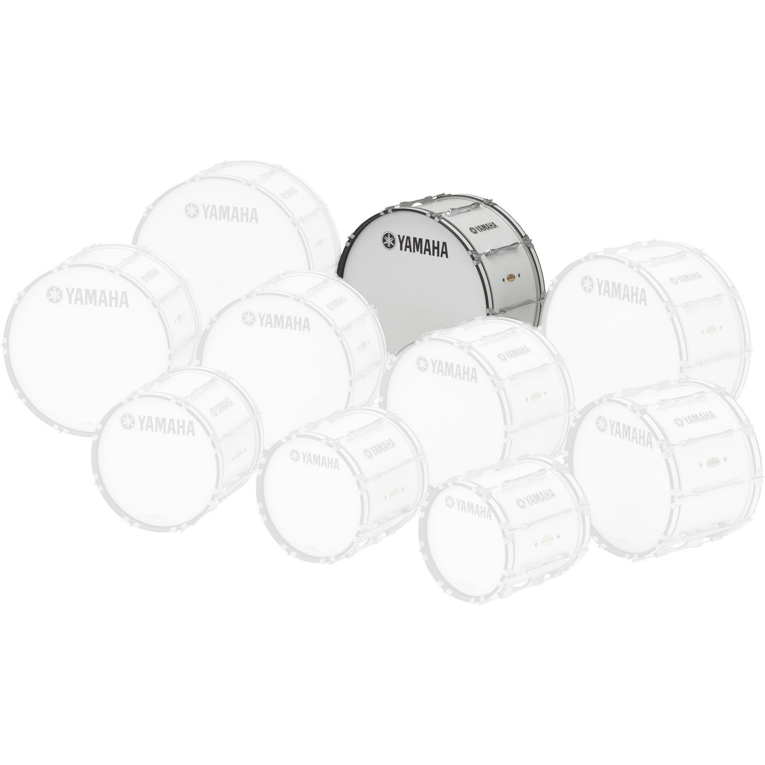 Маршевый барабан Yamaha MB8330U WHITE - 16