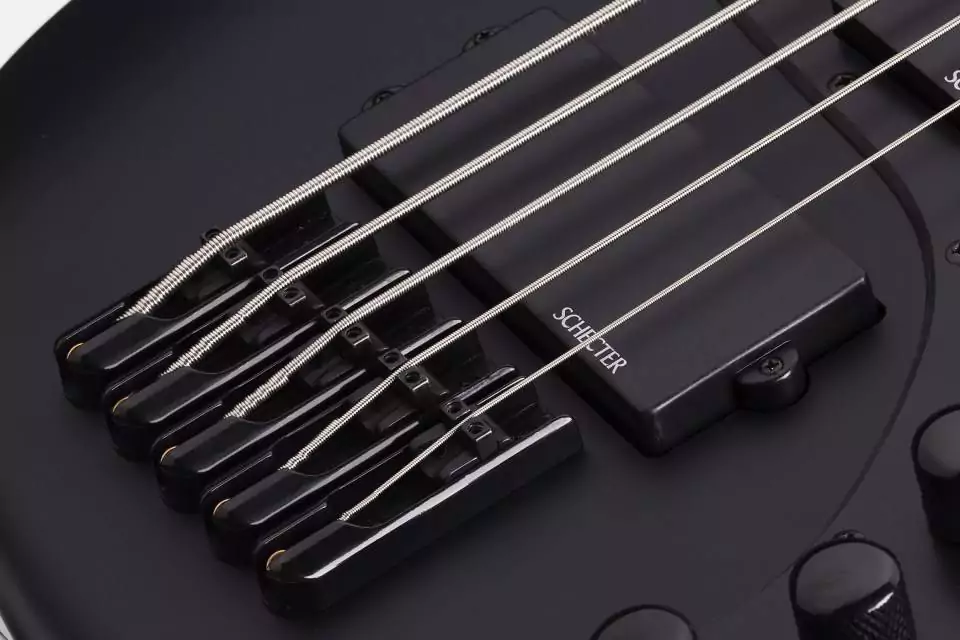Бас-гитара Schecter STILETTO STEALTH-5 Satin Black - 9