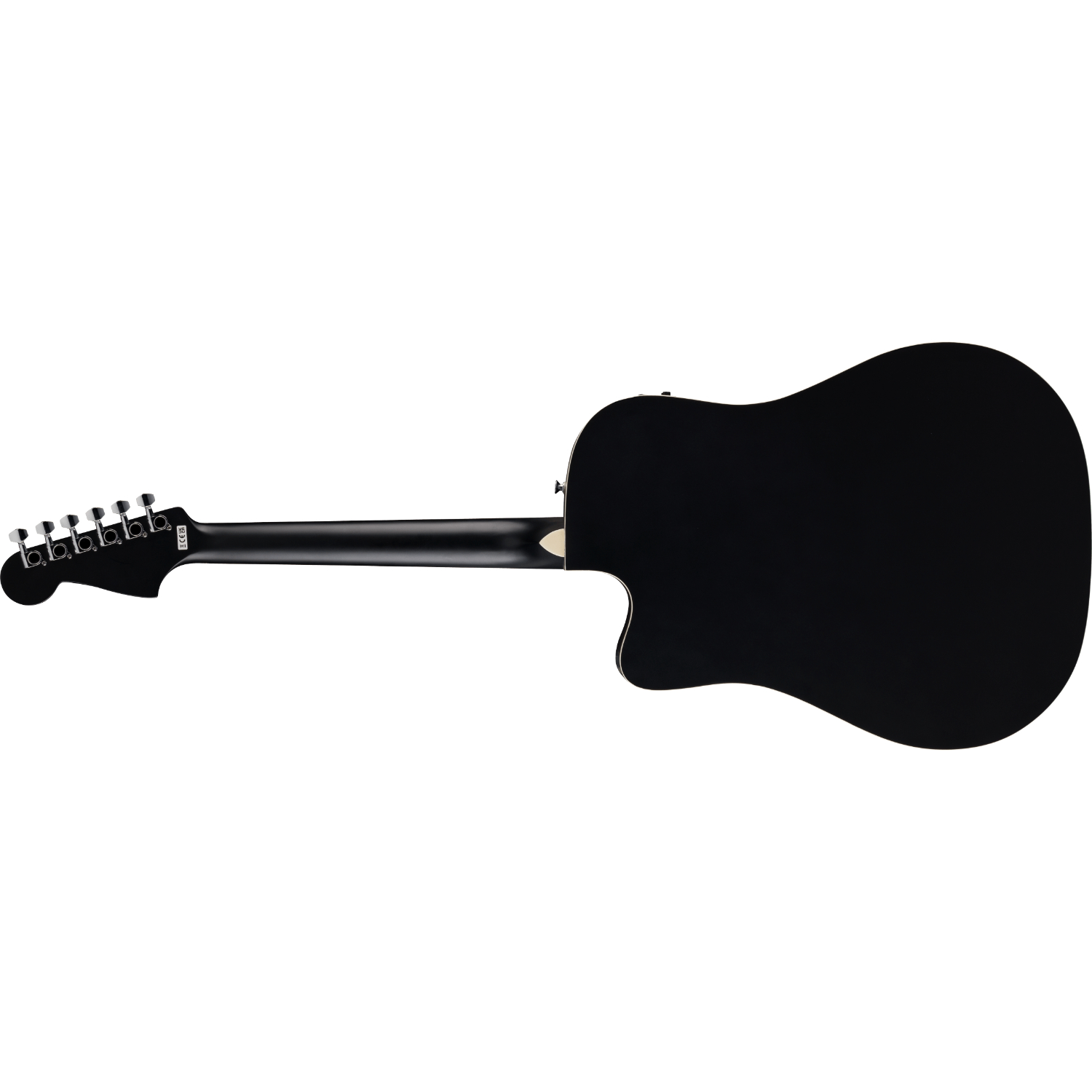 Акустическая гитара Fender Ca Debut Redondo Ce Blk, Чёрный - 10