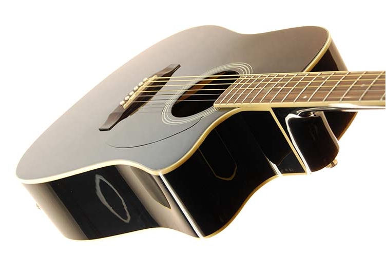Акустическая гитара Ibanez Pf15Ece-Bk, Черный - 10