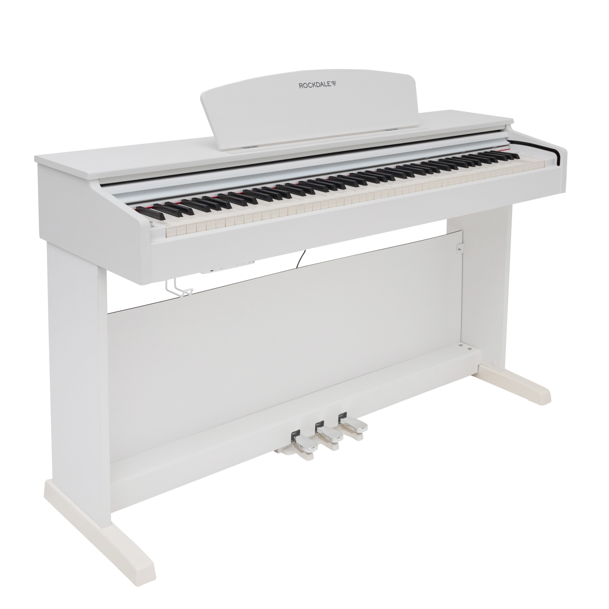 Цифровое пианино Rockdale Etude 128 Graded White - 17