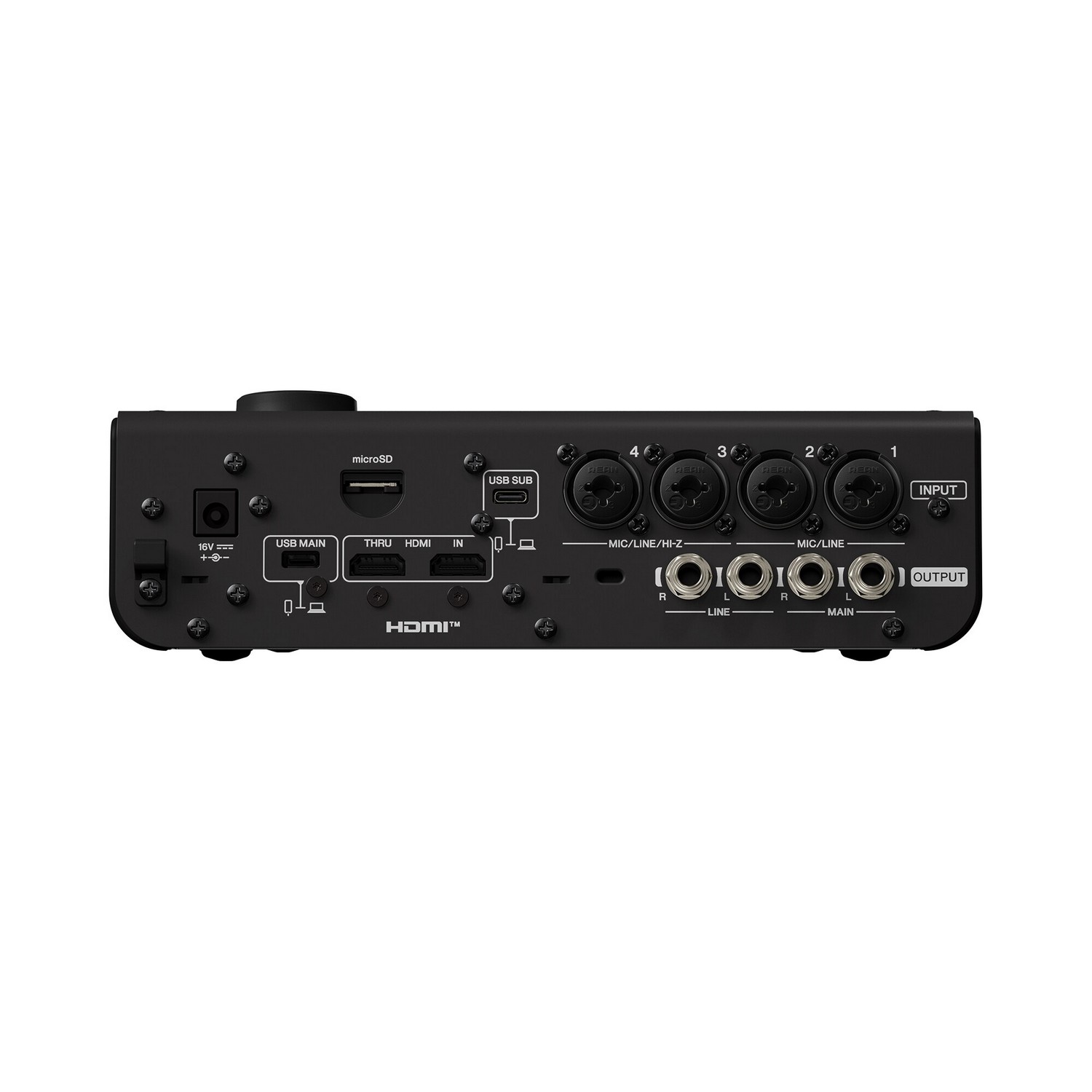 Аудиоинтерфейс Yamaha URX44V Black - 17