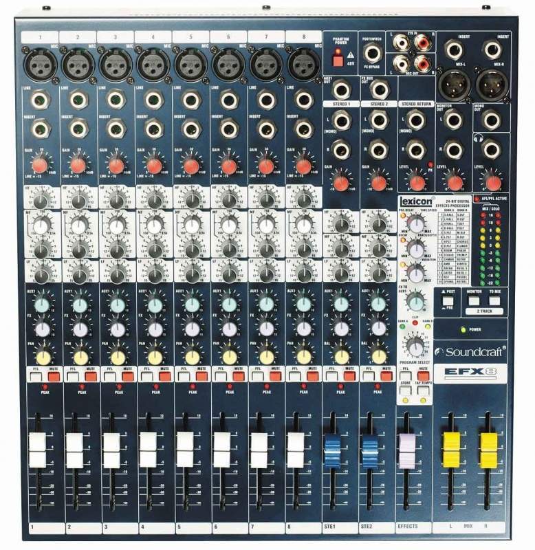 Микшерный пульт Soundcraft EFX8 - 7