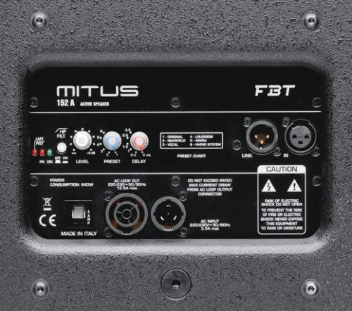 Активная акустическая система FBT MITUS 152 - 8