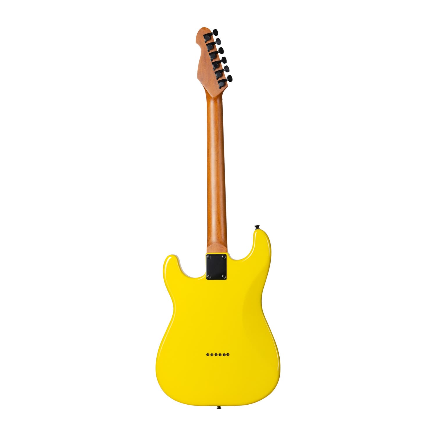 Электрогитара Rockdale Stars Plus HT HH Maple Neon Yellow, Жёлтый - 13