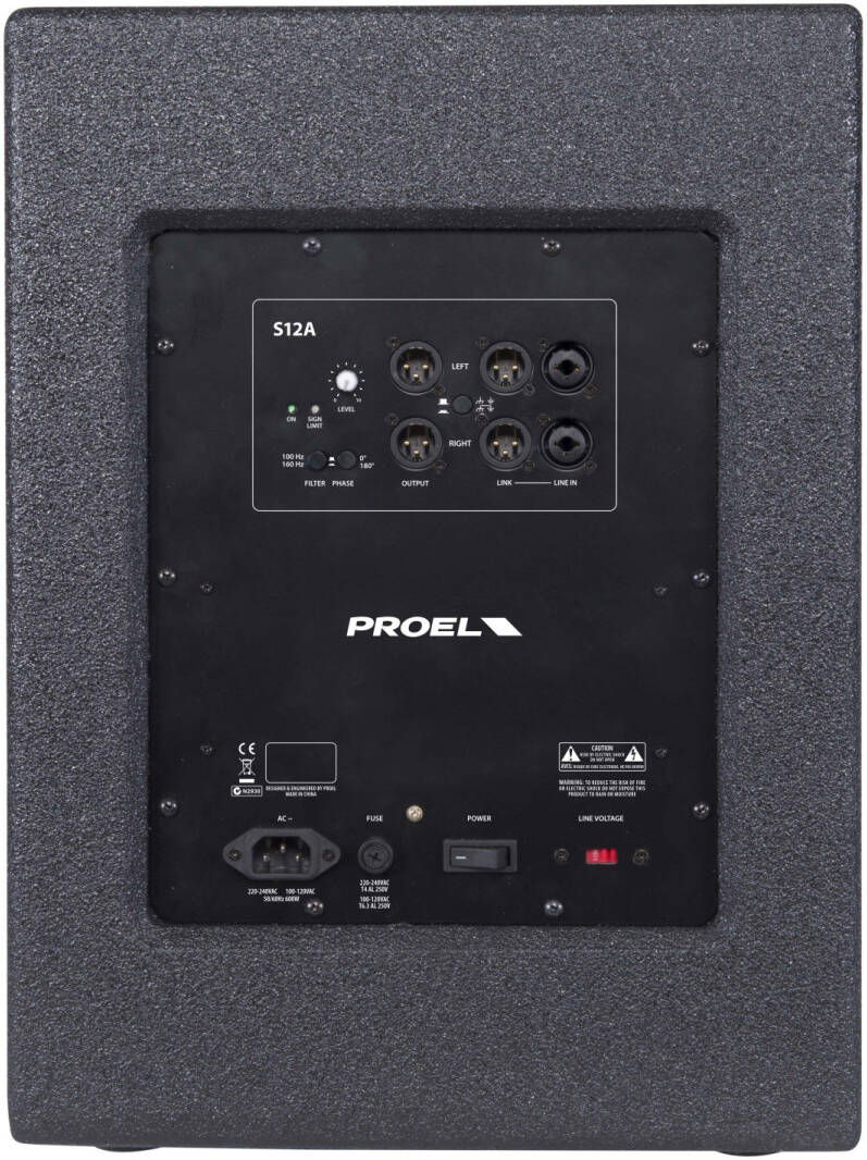 Активный сабвуфер Proel S12A - 9