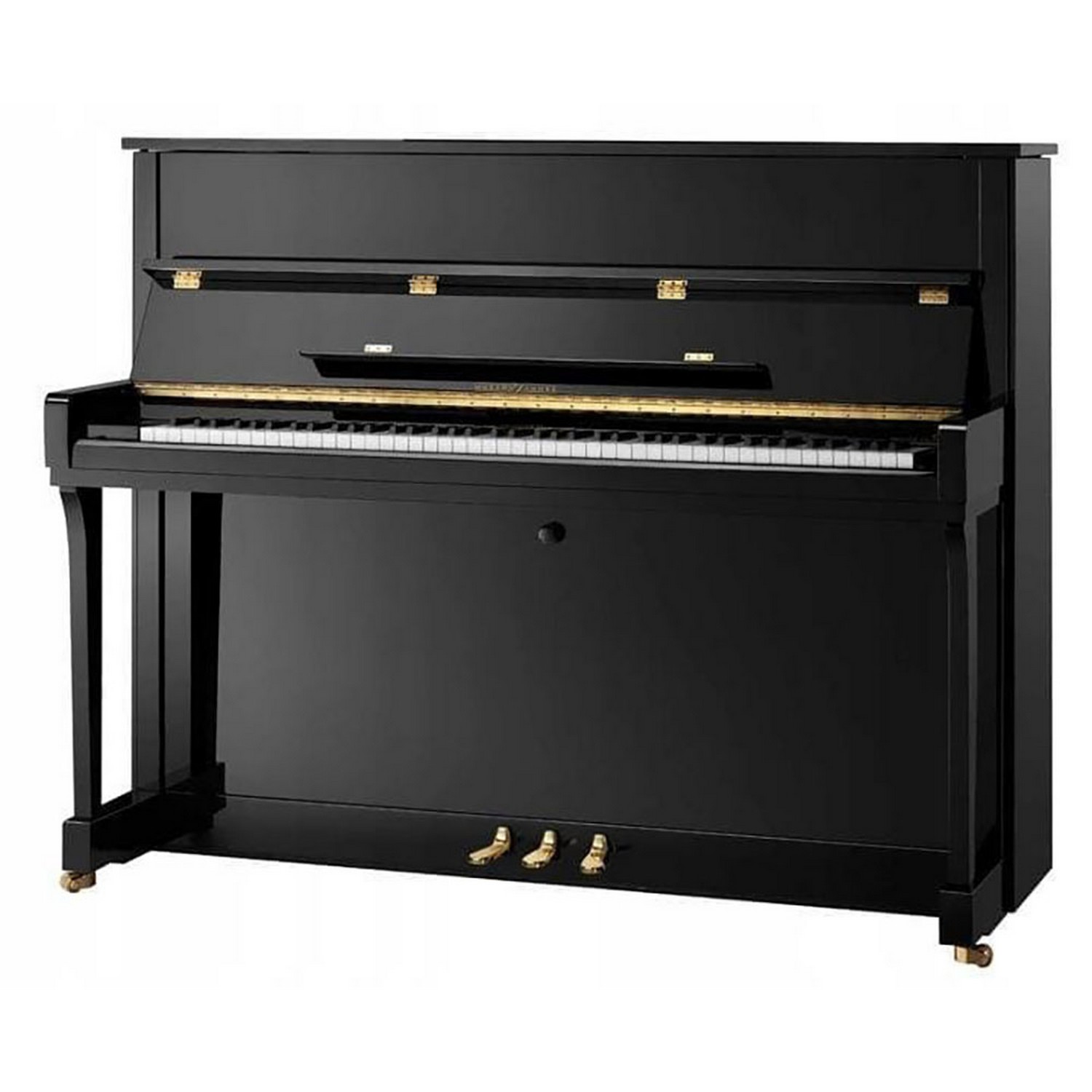 Акустическое пианино Михаил Глинка черное, полированное - 14