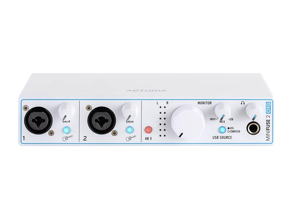 Внешняя звуковая карта Arturia MiniFuse 2 White OTG - 13