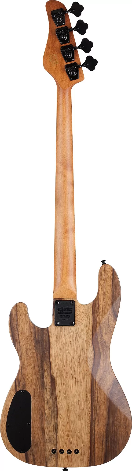 Бас-гитара Schecter MODEL-T 4 EXOTIC BLACK LIMBA Blue - 7