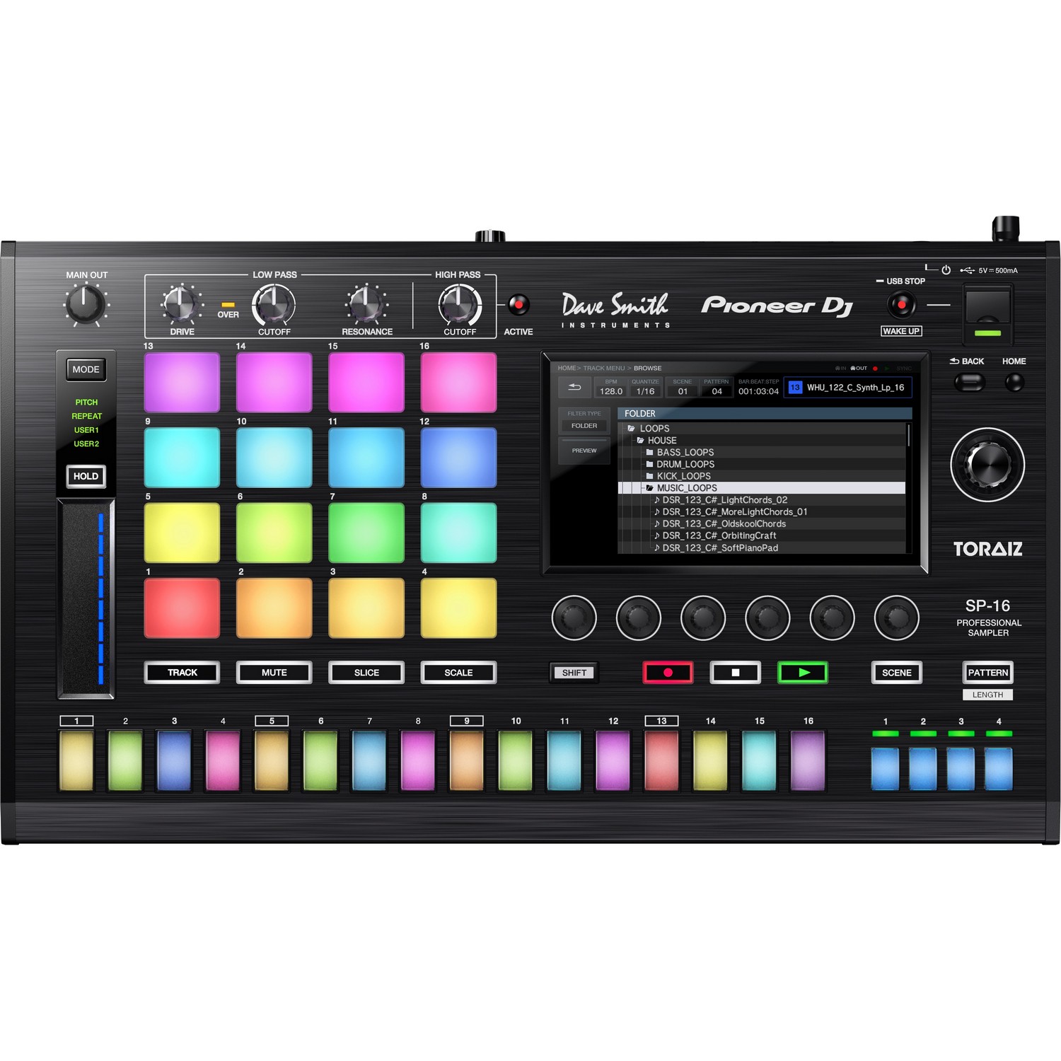 Сэмплер PIONEER TORAIZ SP-16 - 11