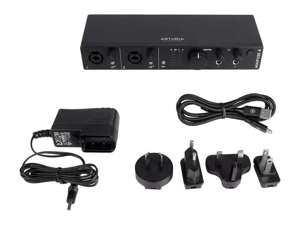 Внешняя звуковая карта Arturia MiniFuse 4 Black - 25