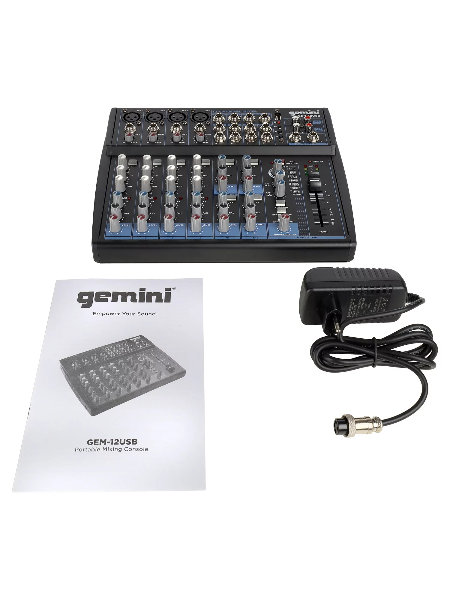Аналоговый микшер Gemini GEM-12USB - 20