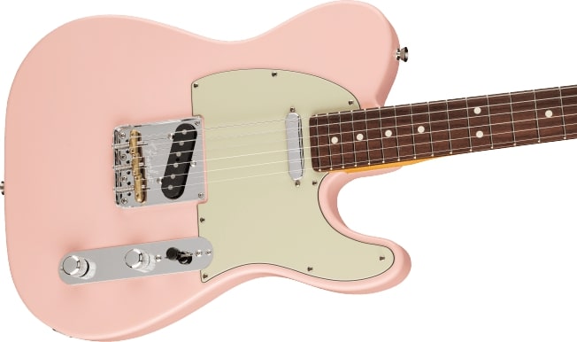 Электрогитара Fender American PRO II Telecaster RW Shell Pink, Розовый Shell - 13