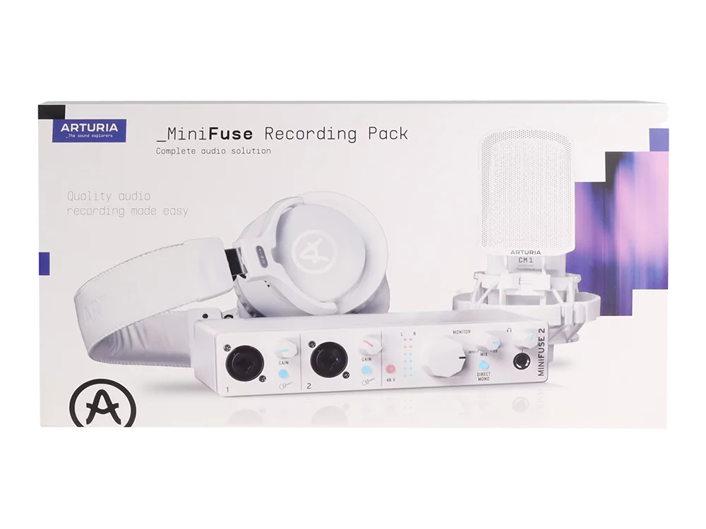 Комплект для звукозаписи Arturia MiniFuse Recording Pack White - 34