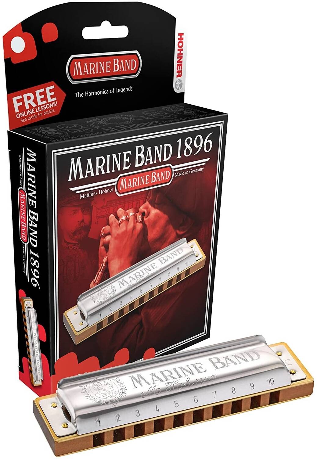 Губная гармошка Hohner Marine Band 1896/20 Ab Natural Minor - 2