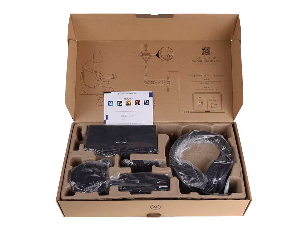 Комплект для звукозаписи Arturia MiniFuse Recording Pack Black - 41