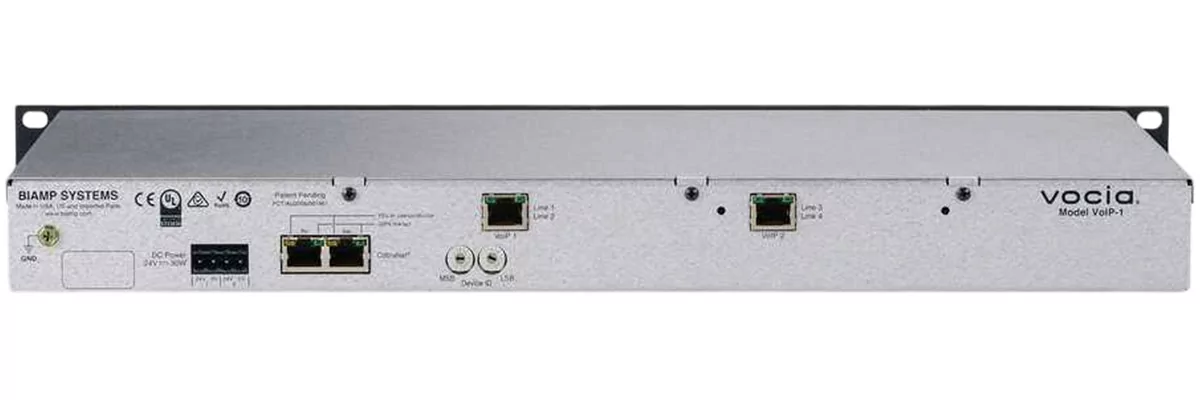 Аудиопроцессор Biamp Vocia VOIP-1-2 - 5