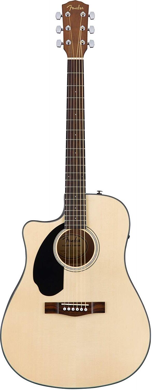 Акустическая гитара Fender CD-60SCE Left-Hand Natural - 7