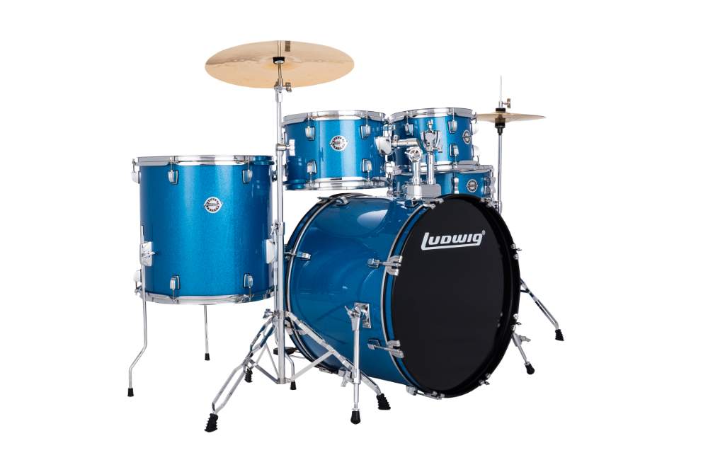 Барабанная установка Ludwig LC19019 Accent Fuse, синяя, 2 коробки - 5
