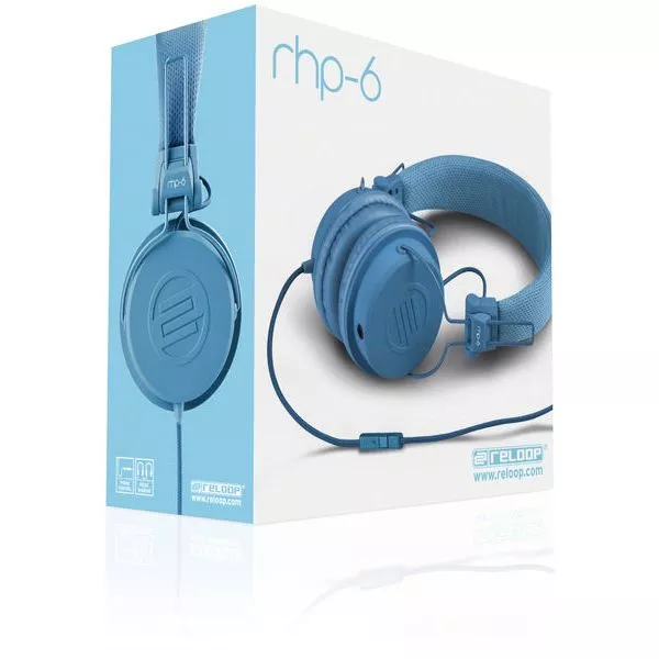 Dj-наушники Reloop RHP-6 Blue - 11