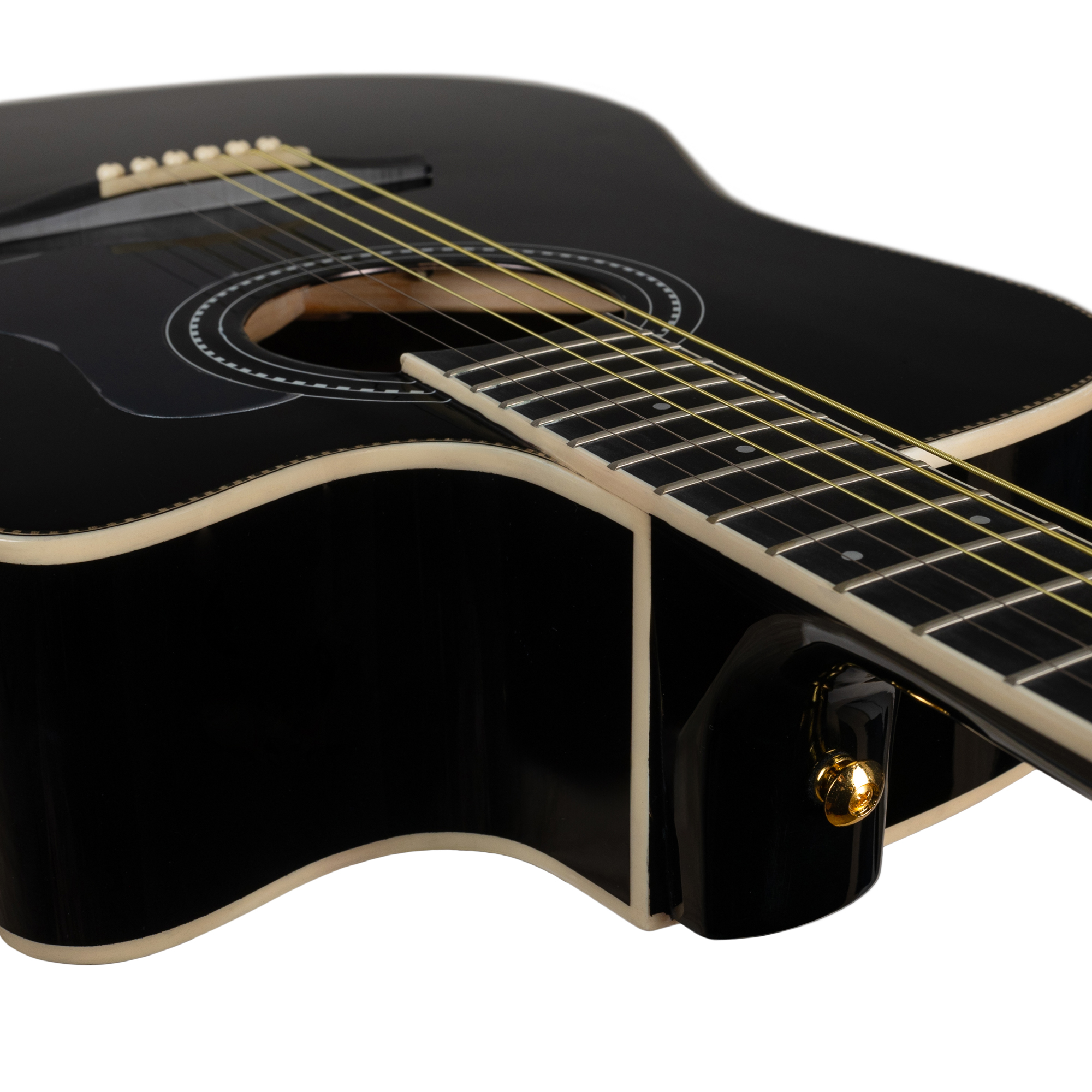 Акустическая гитара Rockdale Aurora D7 C Bk Gloss - 17