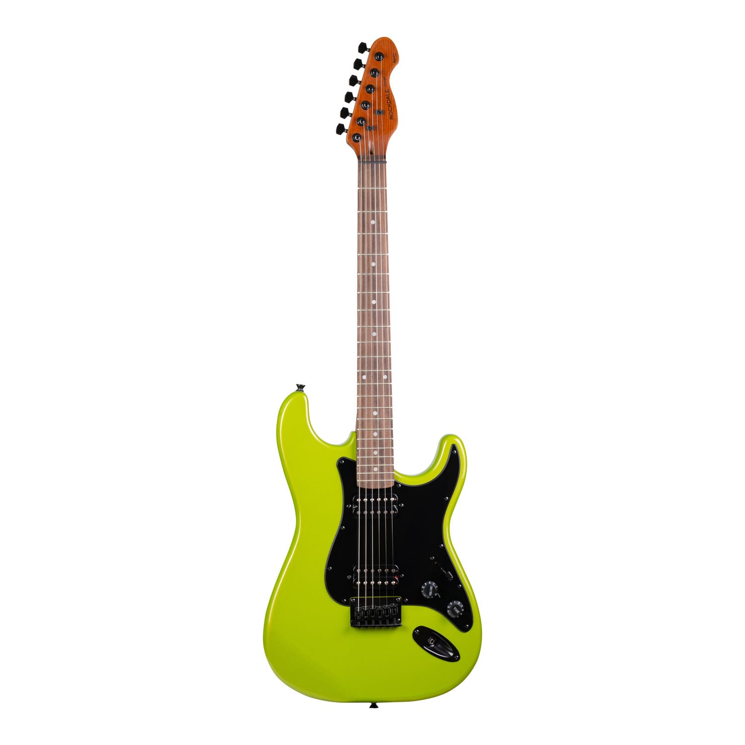 Электрогитара Rockdale Stars Plus HT HH Lime Green Metallic, Зелёный - 12