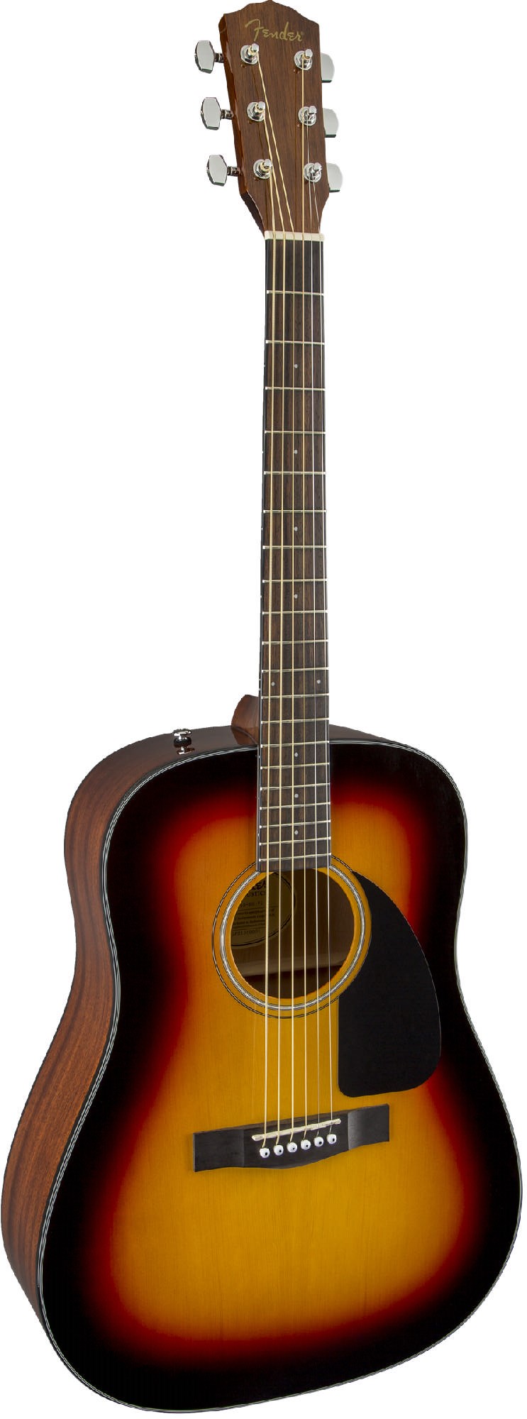 Акустическая гитара Fender Cd-60 Sunburst - 11