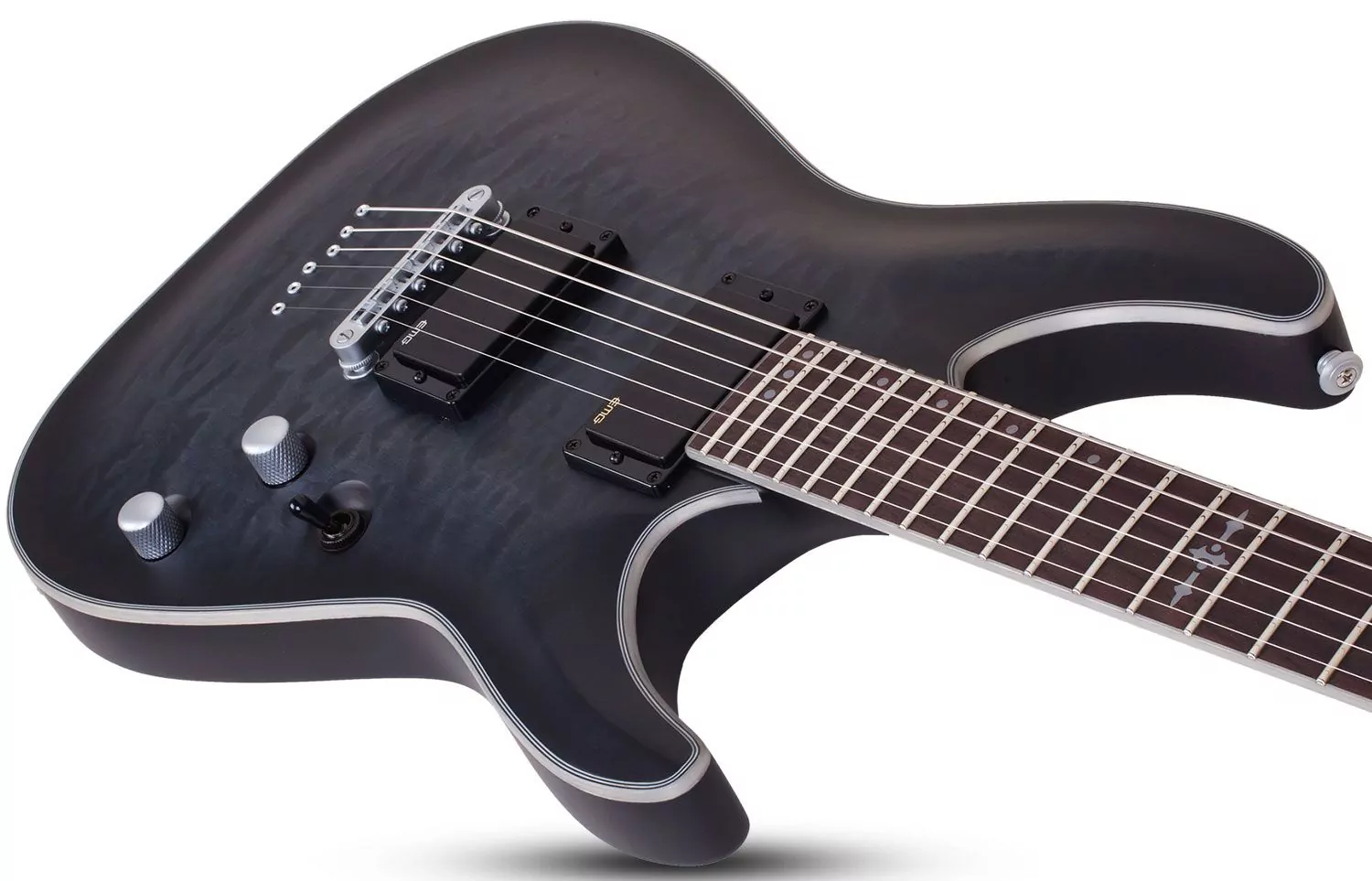 Электрогитара Schecter C-1 PLATINUM See Thru Blue Satin - 8