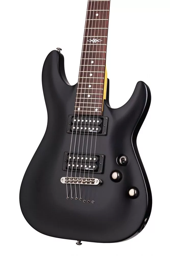 Электрогитара Schecter C-7 SGR Metallic Satin Black - 9
