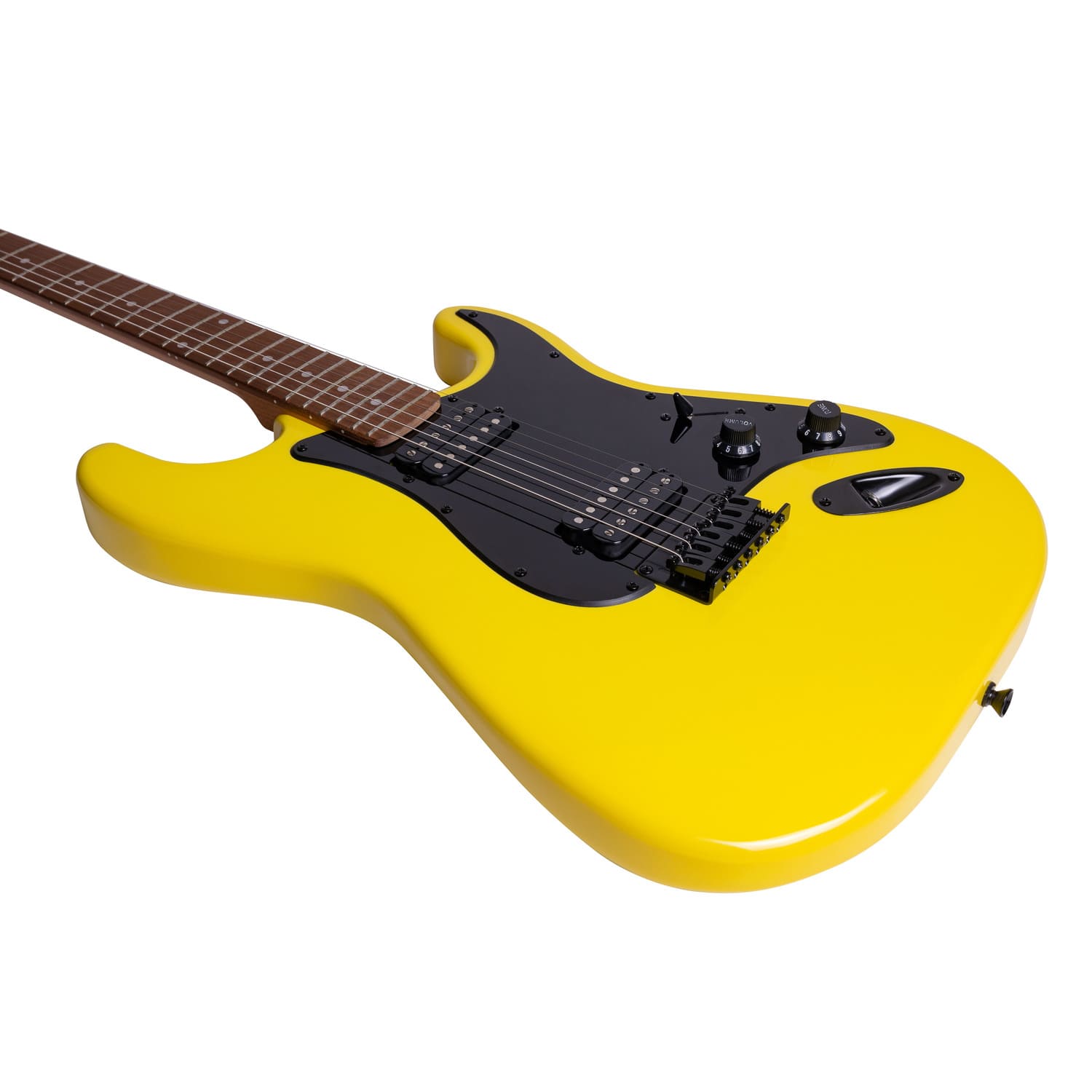 Электрогитара Rockdale Stars Plus HT HH Maple Neon Yellow, Жёлтый - 17
