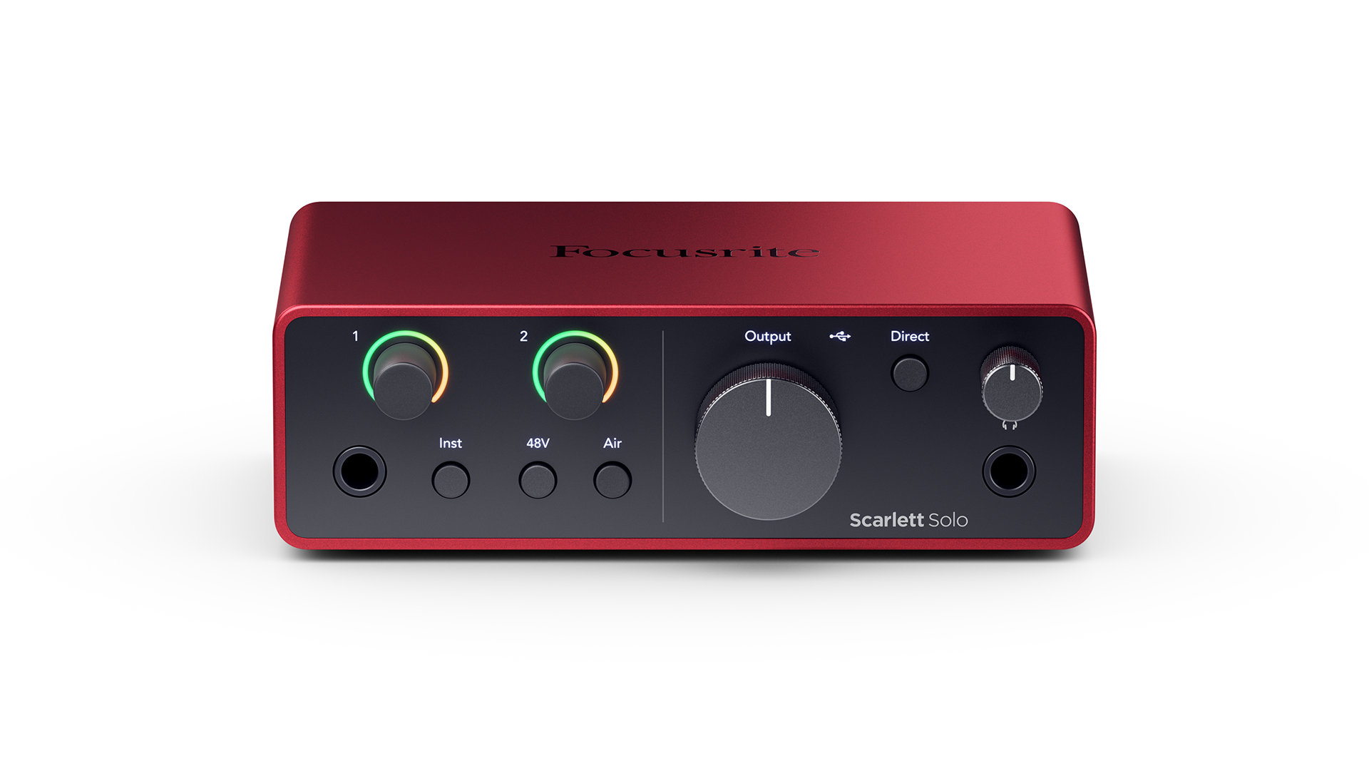 Аудиоинтерфейс Focusrite Scarlett Solo 4th Gen, Черный - 8