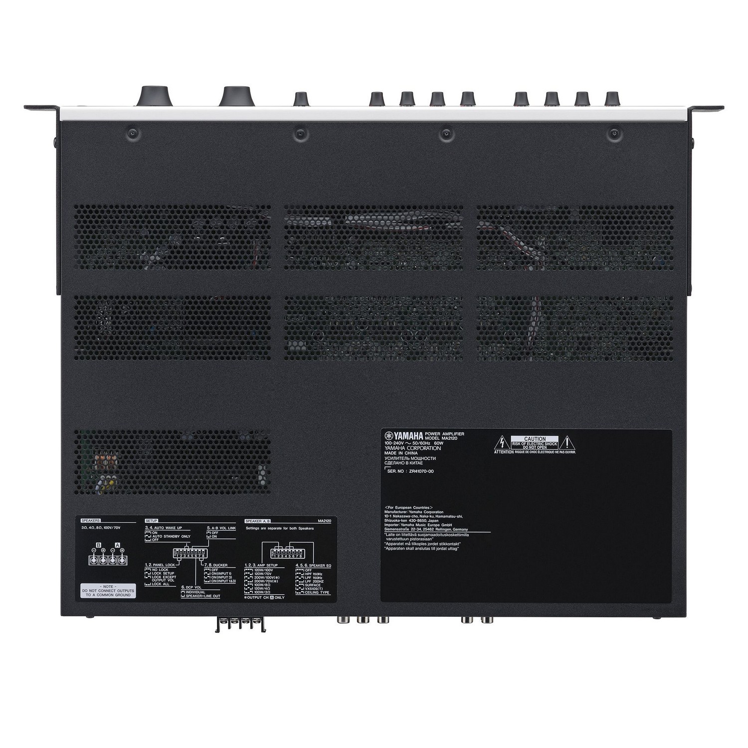 Усилитель мощности Yamaha MA2120 - 13