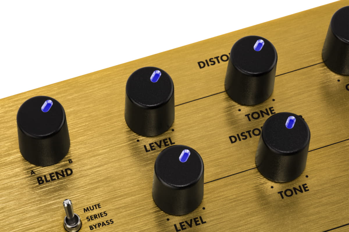 Педаль эффектов Fender DUEL PUGILIST DISTORTION, Черный - 15
