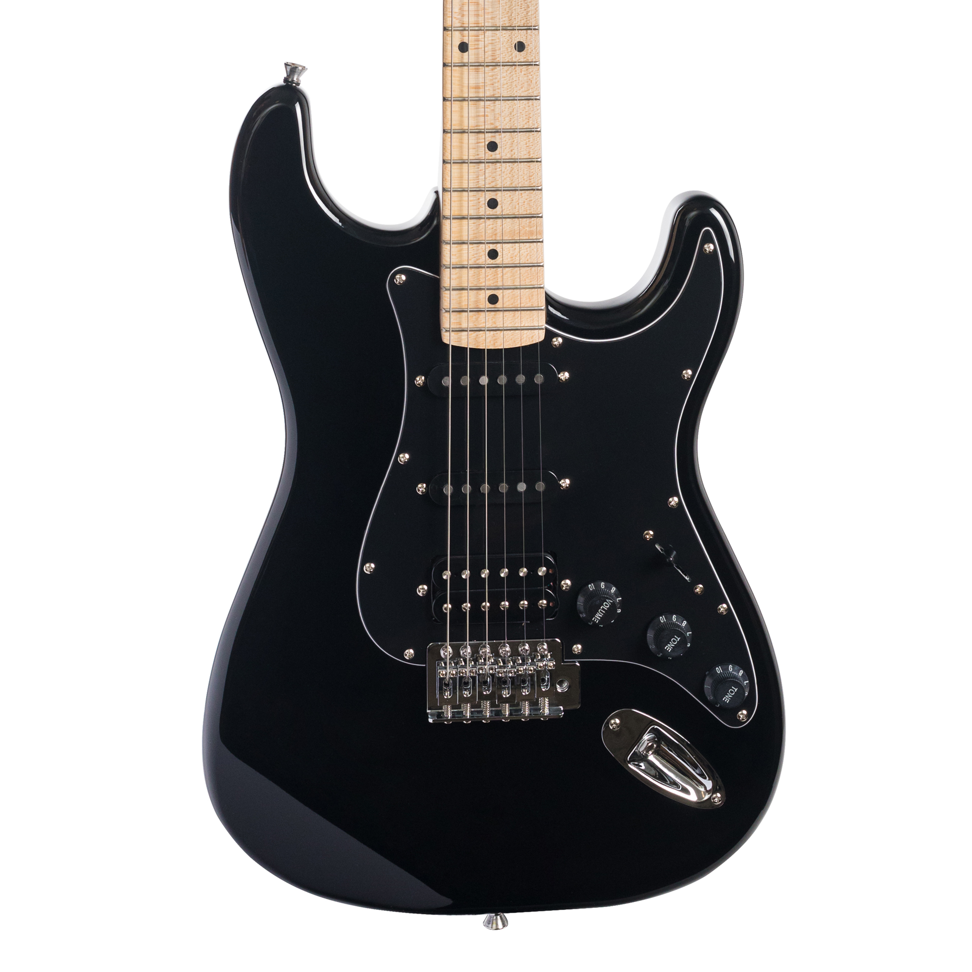 Электрогитара Rockdale Stars Plus HSS Maple Black - 16