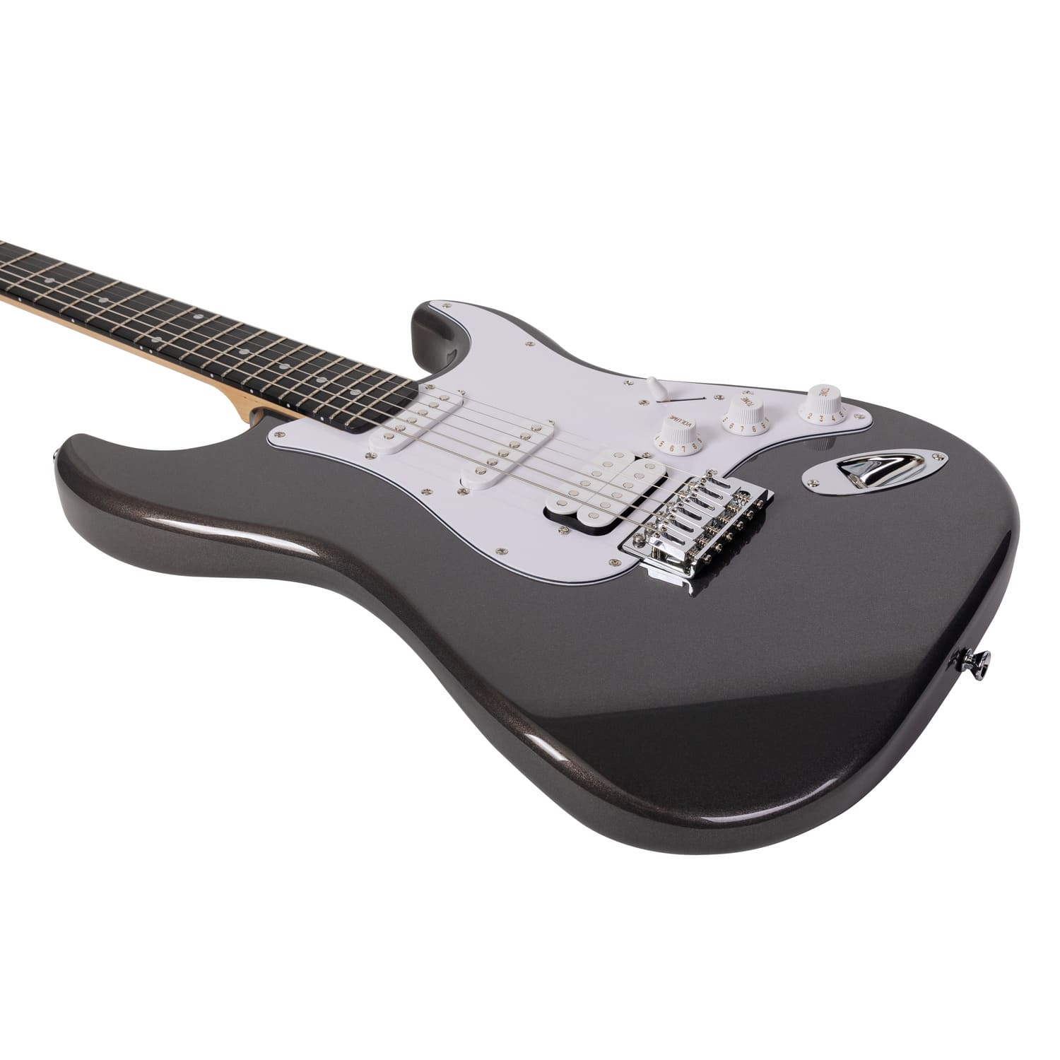 Электрогитара Rockdale Stars HSS Silver Metallic, Серебристый - 18