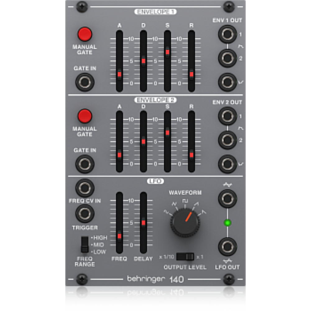 Синтезаторный аналоговый модуль Behringer 140 DUAL ENVELOPE/LFO - 4