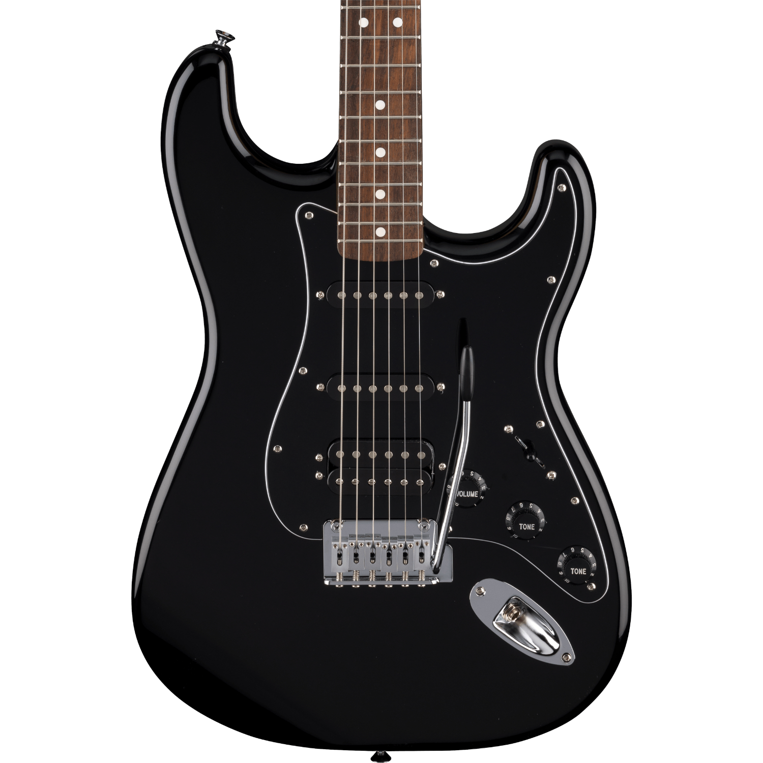 Электрогитара Fender Standard Stratocaster HSS Black - 9