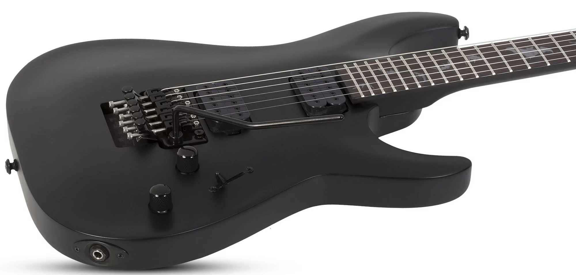 Электрогитара Schecter DAMIEN-6 FR Satin Black - 26