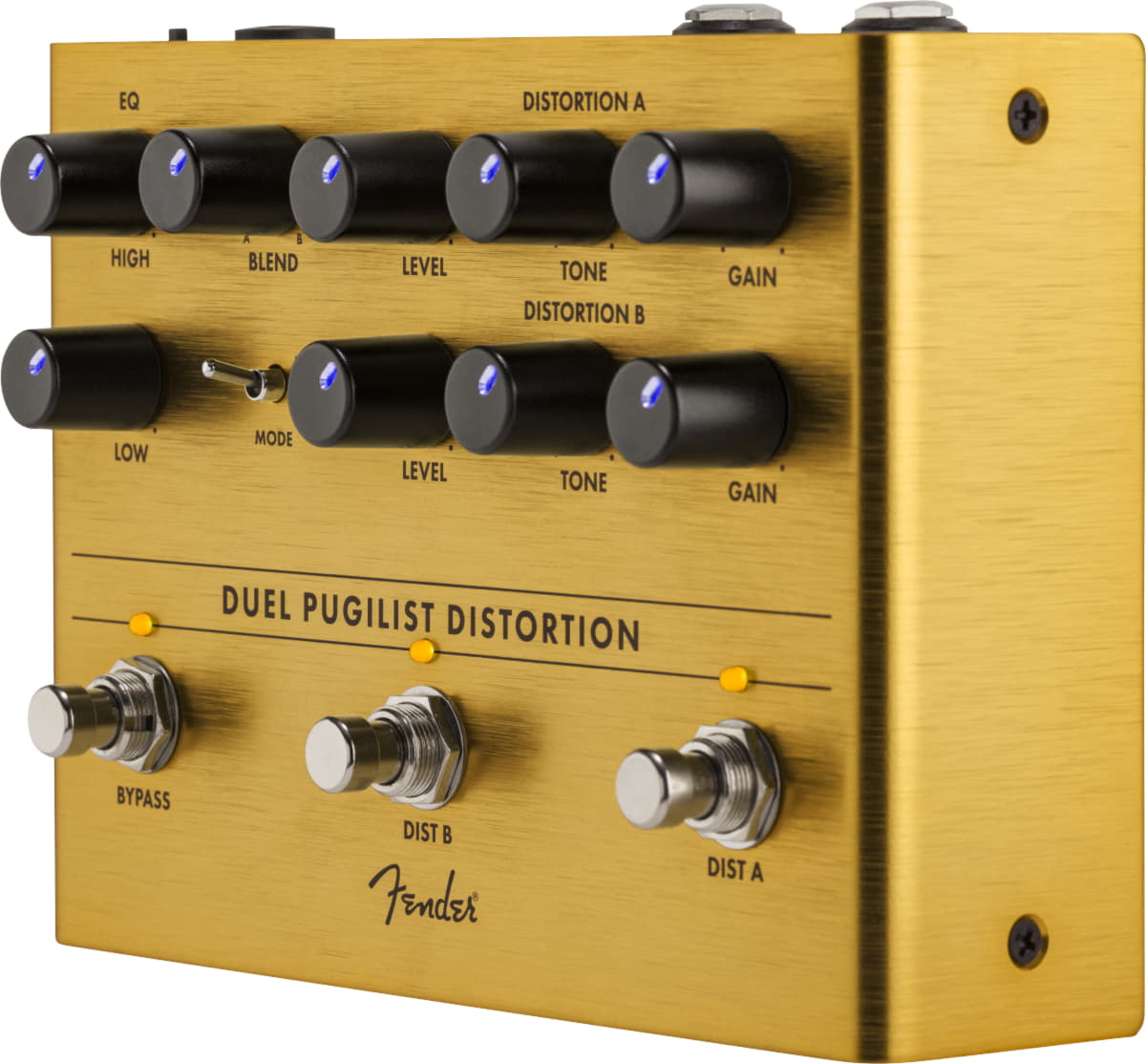 Педаль эффектов Fender DUEL PUGILIST DISTORTION, Черный - 13