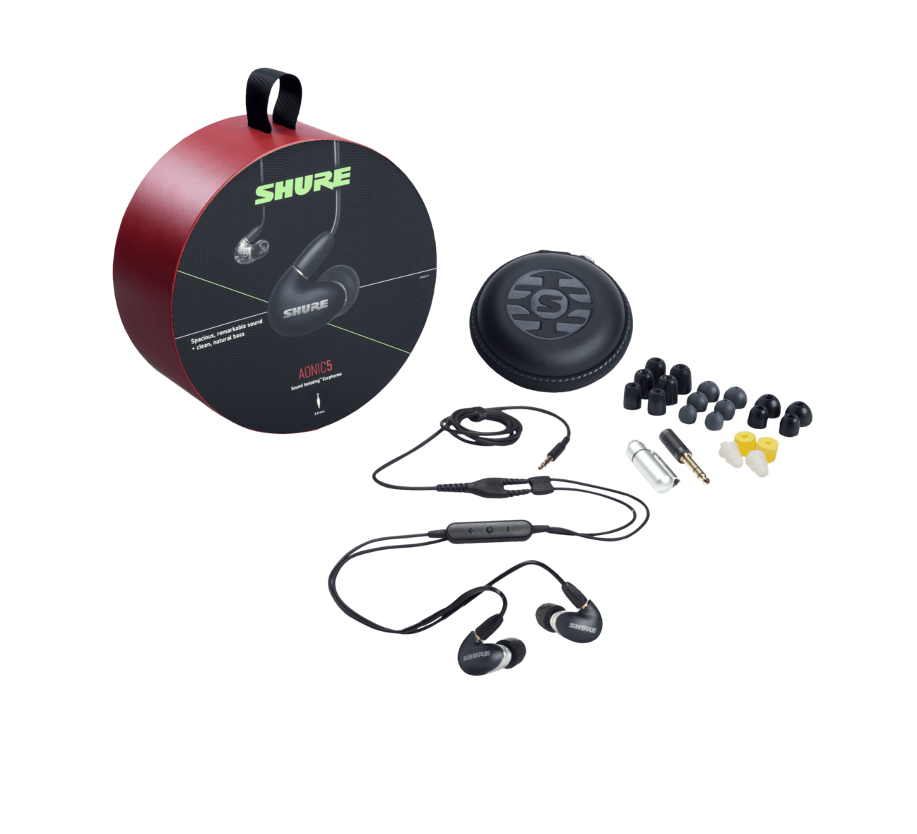 Внутриканальные наушники Shure AONIC 5 SE53BABK+UNI-EFS - 5